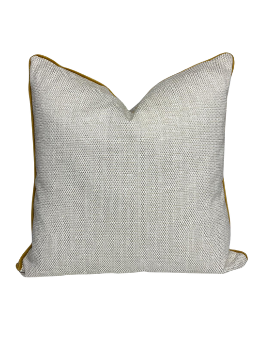 Zaffiro Mustard Piped Cushion Cover 55x55cm