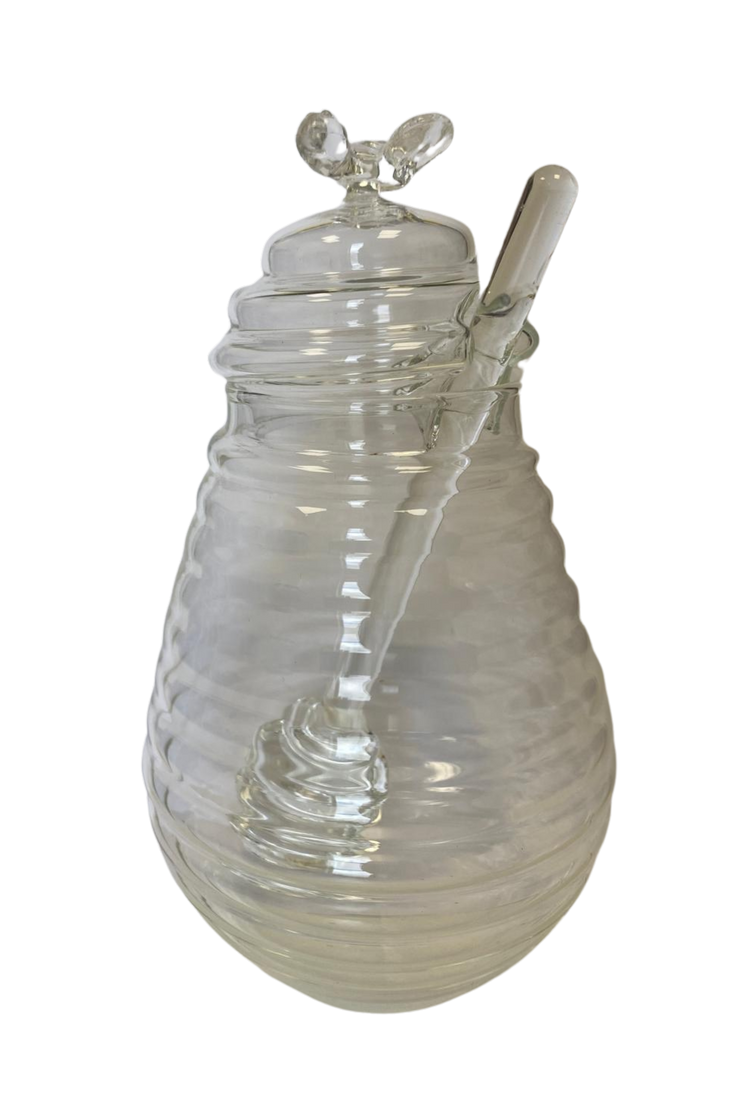 Glass Honey Jar