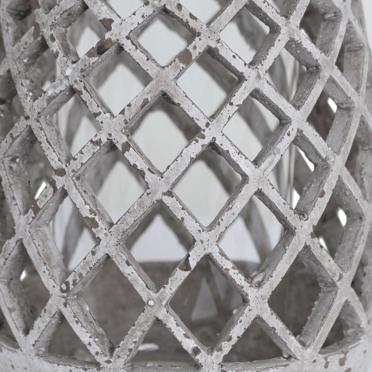 Large Lattice Hurricane Lantern