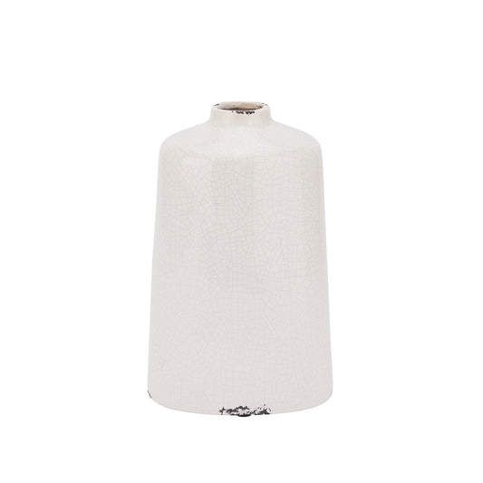 Soft White Glazed Liv Vase