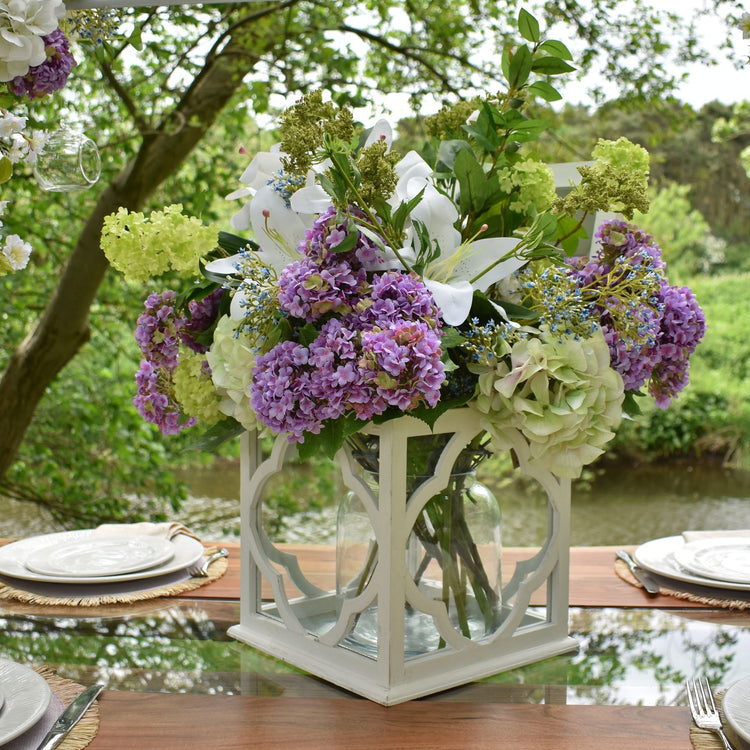 Shabby Green Hydrangea Bloom