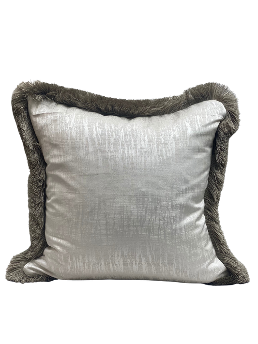 Elswick Ice Deep Fringed Cushion