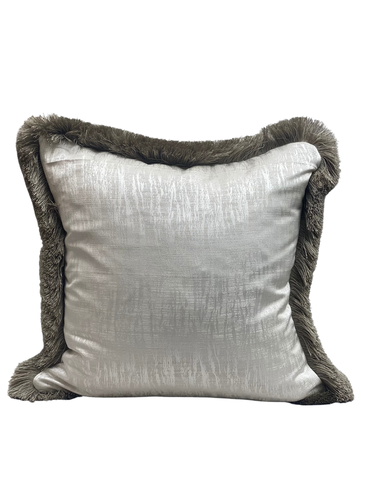 Elswick Ice Deep Fringed Cushion