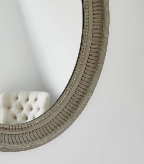 Wilton Cut Edge Oval Mirror