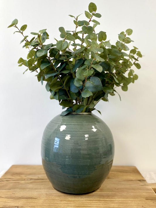 Glazed Grey Tiber Vase