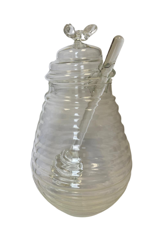 Glass Honey Jar