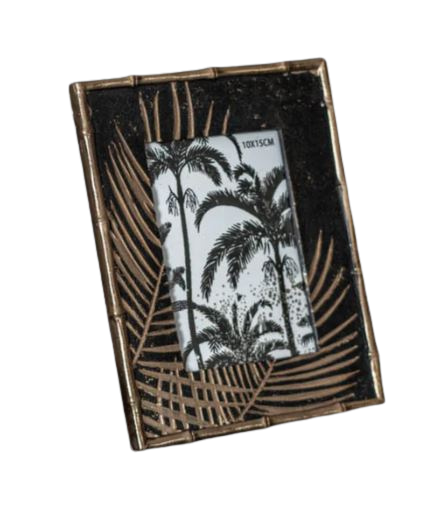 Gold Palm Photo Frame