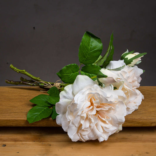 Peaches & Cream Short Stem Rose Bouquet